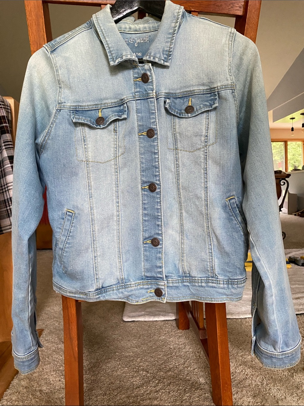 Cat & Jack Light Blue Denim Jean Jacket